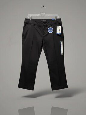 Lee Modern Series, Curvy Fit, Capri Pants NWTS, Black - Size 12